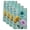 Teal White Green, variant on Teal Wooden Farmhouse Kitchen Towels Set of 4, Country Turquoise Floral Daisy Absorbent Dish Towels for Kitchen, Microfiber Hand Towel, Quick Drying Tea Towel for Cleaning Decorative Dishcloths