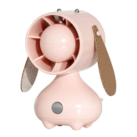 

LYUCRAZ fan Gift Cute Pet Puppy Usb Small Fan Cute Girl Ins Mini Desktop Fan Hand- Decoration Fan Mute And Strong Wind