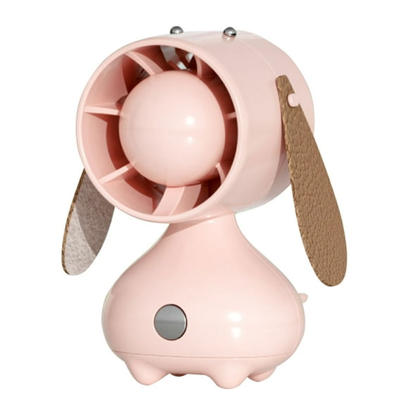 Gifts for Girls Creative Gift Cute Pet Puppy Usb Small Fan,Cute Girl Ins Mini Desktop Fan,Hand-Held Decoration Fan,Mute and Strong Wind Mini Usb Cable