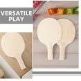 thumbnail image 3 of LULULION 6Pcs Blank Wooden Table Tennis Paddle Kit Unfinished Grip for Crafting, 3 of 7