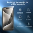 thumbnail image 4 of Protector de pantalla NEW'C para iPhone 15 Pro Max 6.7" - Pack de 3, 4 of 7