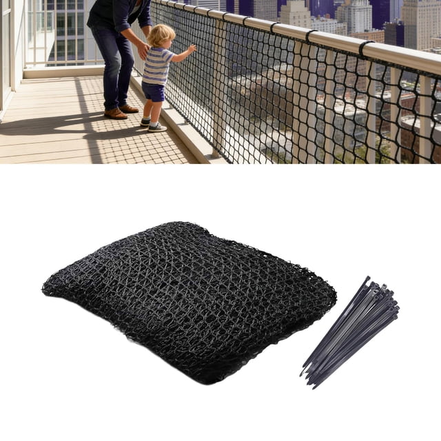 DYNWAVECA Golf Practice Net Protection Court Golf Accessories Stair Railing Net 200cmx600cm