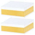 thumbnail image 1 of Uxcell 30 Pcs Soporte de Etiqueta Autoadhesivo 3 x 1 pulgadas Soportes de Etiqueta de Estante Cloruro de Polivinilo, 1 of 5