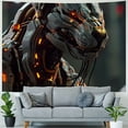 thumbnail image 4 of Orinice Robot Dog Cyberpunk Art Tapestry Wall Hanging Unique Style Graphic Tapestries Home Wall Decor Art for Living Room Bedroom Apartment Farmhouse Dorm 60x50inch, 4 of 6