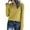 Yellow #17, variant on WULMLEO Cozy Sweaters for Women Casual Long Sleeve Loose V-Neck Knit Solid Color Pullover Tops Wine One Size
