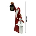 thumbnail image 3 of Drses Christmas Decoration Santa Claus And Snowman Indoor And Outdoor Dining Table Figurines, 3 of 4