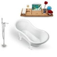 thumbnail image 6 of Tub, Faucet and Tray Set Streamline 62" Clawfoot NH1020GLD-140, 6 of 7