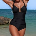 thumbnail image 4 of Afdoent One Piece Swimsuit For Women Tummy Control Swimsuit For Bathing With Waist Cincher And High Cut Design Women's Clothing, 4 of 6