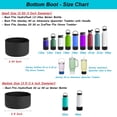 thumbnail image 2 of DBIW Bota para Hydro Flask botella de agua de 12-40 oz/vaso Stanley botas inferiores para botellas de agua deportivas Hydroflask funda inferior de silicona (berenjena se adapta a Hydroflask 32 botella, 2 of 5