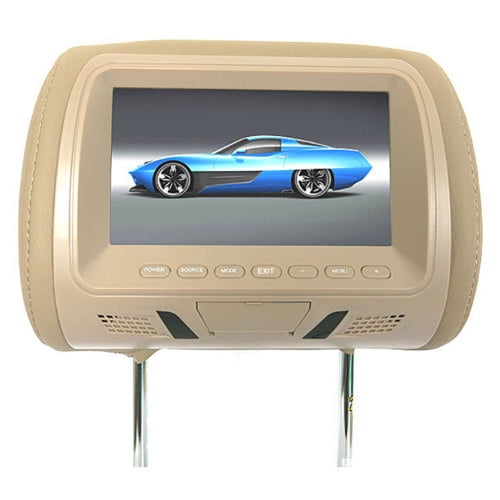 Beige/Tan Car Sun Visor Monitors 