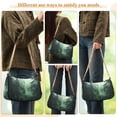 thumbnail image 4 of FORMRS Womens Shoulder Bag with Chain Strap Clutch Purse Cute Tote Handbag, Green Forest, 4 of 7