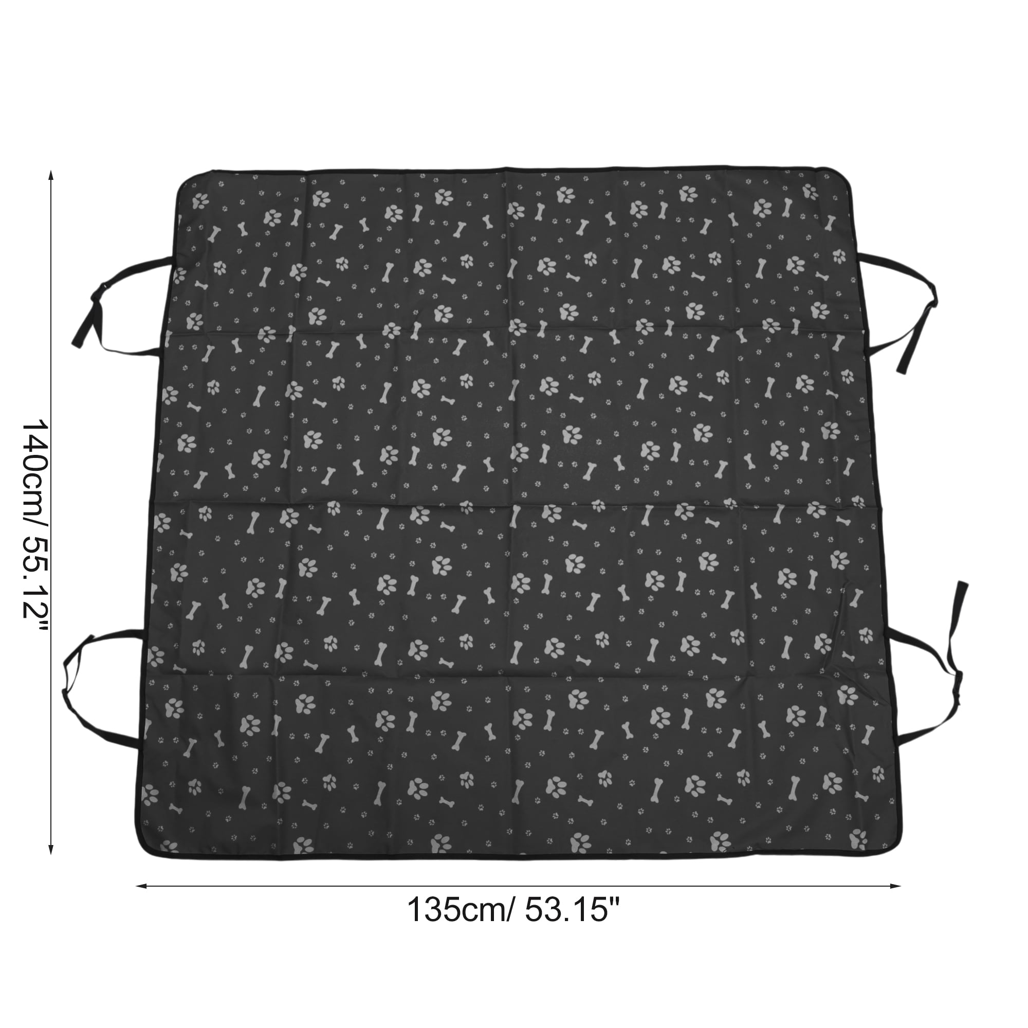 Unique Bargains Durable Waterproof Car Seat Cover for Pets Black