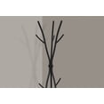 thumbnail image 2 of Coat Racks Coat Rack, Hall Tree, Free Standing, 11 Hooks, Entryway, 74"h, Bedroom, Black Metal, Contemporary, Modern,Metal Coat Racks, 2 of 11