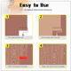 thumbnail image 5 of Juego de 16 herramientas para pintar vetas de madera, rodillo de goma con patrón de vetas empastadas con mango, para decoración de paredes y habitaciones, 5 of 6