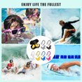thumbnail image 2 of Silicone In Ear Soft Plug Diving Sports Earplug Set Swimming Earplugs Waterproof And Reusable Water Surfing Shower Accessories Earplug-Yellow-set, 2 of 6