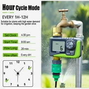 RainPoint Garden Hose Timer Greenhouse Irrigation Faucet Sprinkler Water Timer Garden Yard Watering,Brass Inlet and Outlet,Green-ITV105