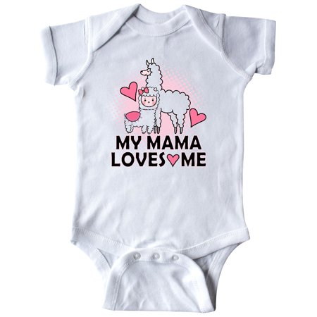 

Inktastic My Mama Loves Me Llama Gift Baby Girl Bodysuit