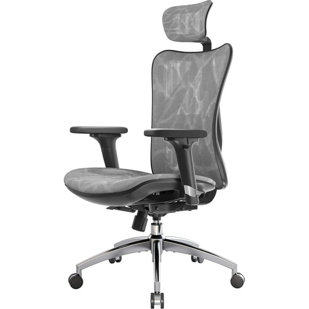 Silla de oficina SIHOO M57, reposabrazos ergonómicos de 3 posiciones, soporte lumbar