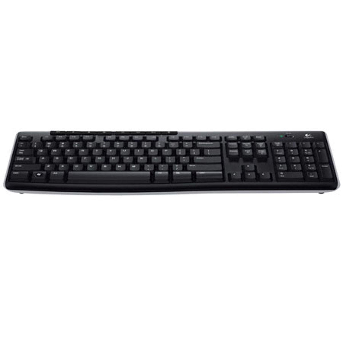 Logitech K270 Wireless USB Keyboard, Black