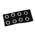 thumbnail image 1 of Diadema para mujer de color liso con agujeros metálicos, diadema ancha para gimnasio, estilo casual, turbante elástico., 1 of 8