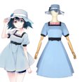 thumbnail image 2 of Disfraz de Cosplay de Shiina Mayuri de Steins Gate vestido azul con sombrero, 2 of 4