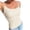 Beige, variant on Tqcoqu Tank Tops with Built in Bras for Women Spaghetti Strap Camisole Casual Padded Sleeveless Ribbed Shirts,A-Black,Women's S-XXL