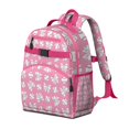 thumbnail image 2 of Pink Bows and Baseballs Pattern Backpack for School,Cute School Bag,Schoolbag with Adjustable Shoulder Straps & Padded Back,15.25"x11.5"x5.25", 2 of 5