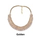 thumbnail image 4 of collar de mujer Qarigey gargantilla de cristal oro, 4 of 6