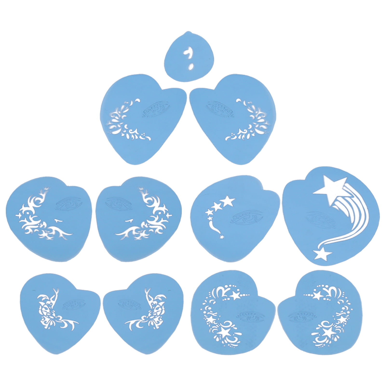 LYUMO Stencils 5pcs Face Paint Stencils Kit PET Reusable Painting lyumo-stencils-5pcs-face-paint-stencils-kit-pet-reusable-painting
