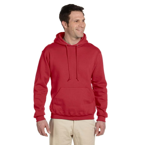 JERZEES - Super Sweats NuBlend Hooded Sweatshirt - 4997MR, True Red, 2X