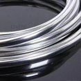 thumbnail image 4 of 6m Car Door Chrome Moulding Trim Strip Edge Scratch Guard Protector Cover Strip Roll Chrome Styling, 4 of 5