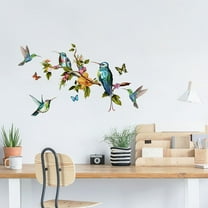 Wall Stickers Flower Wall Bird Wall Art Decal Home Decor All Room