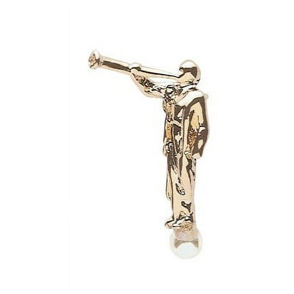 Moroni Gold with Pearl Pin