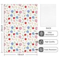 thumbnail image 2 of 6 Pcs Pioneer Flower Floral Print Pattern Kitchen Towels, Funny Microfiber Dish Towel Set, 18" X 26" Tea Towels, 2 of 6