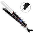thumbnail image 2 of Vogacara Plancha de pelo automática de cerámica 2 en 1 de 110v-220v, plancha de pelo multifuncional alargada de calentamiento rápido para cabello seco Cuidado del cabello white US Plug Vogacara CE001013-01B, 2 of 8