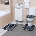 thumbnail image 6 of BZSMCE 4PCS Jellyfish Night Parade Shower Curtain Set Bathroom Decorative Set, 6 of 8