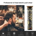 thumbnail image 1 of LED Electric Hair Clipper Portable T-Shaped Cutter Head for Home (Black Dragon), 1 of 9