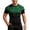 Green, variant on Mens Knit Shirt Slim Fit Wicking Breathable Gym Running Compression Shirt Men,Grey,M