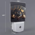 thumbnail image 2 of Balery Casino Cards Poker Pattern LED Night Light with Automatic Sensor Plug in Night Light with Dusk-to-Dawn Light Sensor LED Nightlight 0.5W-EU, 2 of 7