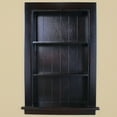 thumbnail image 2 of 14 x 24 Dark Brown Aiden Wall Niche by Fox Hollow Furnishings, 2 of 2