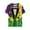 #67-Multicolor, variant on Craaazy Unisex Funny Print Crewneck Short Sleeve Mardi Gras T-Shirts Gifts