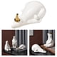 thumbnail image 4 of Estatuilla de oso de cerámica estatua de escultura Animal hogar dormitorio Oficina TV pequeña sala decoración ornamentos - White Oso blanca perfecl Figura de oso polar, 4 of 7
