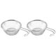 thumbnail image 3 of Mesh Strainer Kitchen Colander Set For Cooking Equipment 16.5x12.2cm Straining 2Pcs, 3 of 4