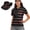 American Flag Eagle Skull, variant on Cow Print Women's Golf Shirt and Sun Visor Hat Set Short Sleeve Golf Shirts Quick Dry Moisture Wicking Fabric Adjustable UV Protection Sun Hat Cap for Golf Tennis Hiking
