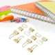 thumbnail image 4 of Mini Binder Clips Strong Clamping Force Metal Paper Binder Clips for Documents for Home for Paper, 4 of 8