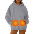 thumbnail image 4 of Heated Hoodie for Men Women Heated Sweatshirt Jackets Warm USB Electric Heaters Winter Heating Hoodies Outdoor Coat,Battery Not Included, 4 of 6