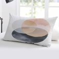thumbnail image 5 of Pink Black Grey Art Throw Pillow Cover 16 x 24 Inch Decorative Pillow Cover Geometric Modern Abstract Art Lumbar Pillowcase Seasonal Rectangle Cushion Case for Couch Sofa Bed Living Room, 5 of 7