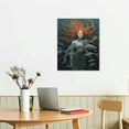 thumbnail image 2 of ARISTURING  Mermaid Fish Swirling Painting Canvas Wall Art, 2 of 4