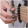 thumbnail image 4 of 6 Puntas de Dedo de Metal + 2 Juego de Selección de Pulgar Puntas de Guitarra para Guitarra Dobro Banjo, Etc., 4 of 4