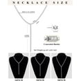 thumbnail image 5 of Heart Diamond Necklaces for Women,Gold Plated Heart Y-Shaped Necklaces CZ Statement Choker Necklace Luxury Jewelry for Wedding Brides, 5 of 6